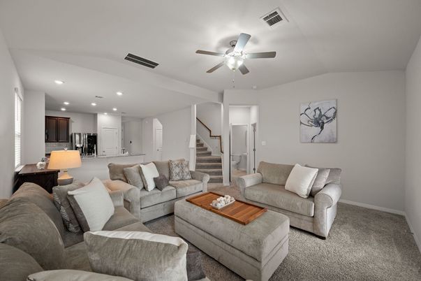 Interior, Kitchen, Living room, Recessed Lighting, Stainless Steel Appliances