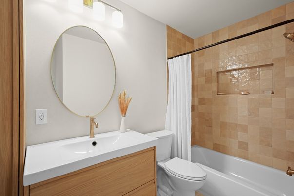 Bathroom, Glass Shower, Interior