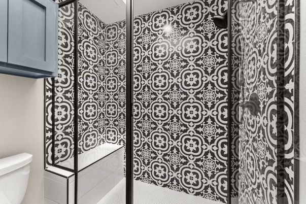 Bathroom, Glass Shower, Interior