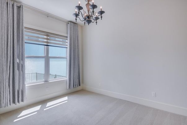 Chandelier, Empty room, Interior