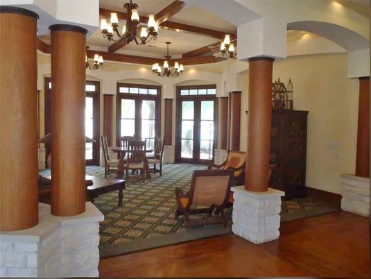 Chandelier, Dining room, Interior, Wooden Beams, Wood Texture Flooring