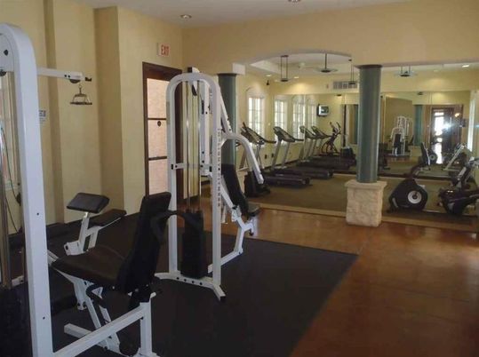 Fitness Equipment, Gym, Interior, Recessed Lighting