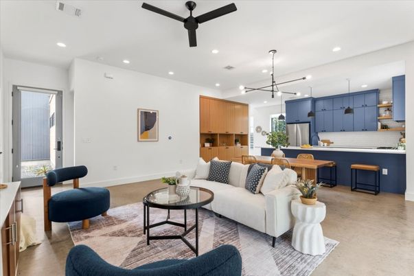 Interior, Kitchen, Living room, Pendant Lights, Recessed Lighting