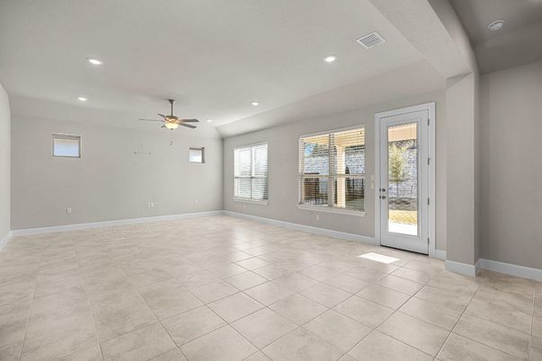 Empty room, Interior, Recessed Lighting