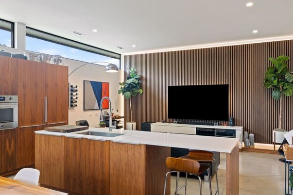 Interior, Kitchen, Living room, Recessed Lighting