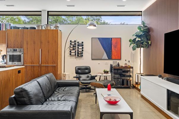 Interior, Living room, Recessed Lighting