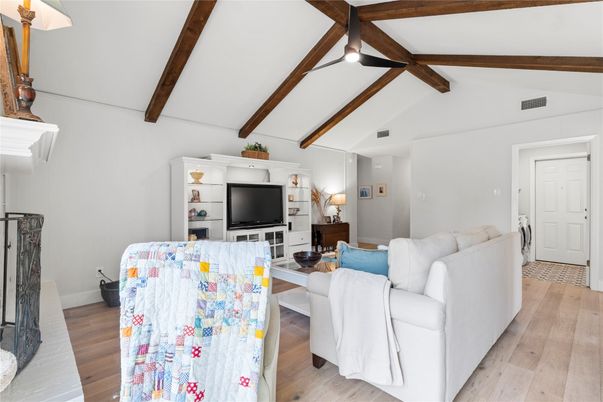Interior, Living room, Wooden Beams, Wood Texture Flooring