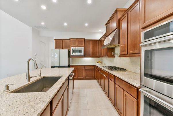 Interior, Kitchen, Recessed Lighting, Stainless Steel Appliances
