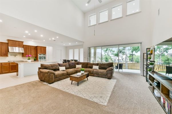 Interior, Kitchen, Living room, Recessed Lighting, Stainless Steel Appliances