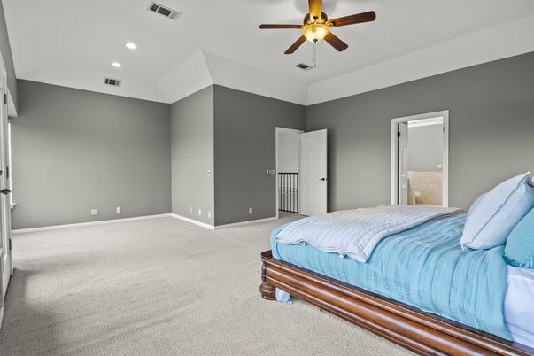Bedroom, Interior, Recessed Lighting