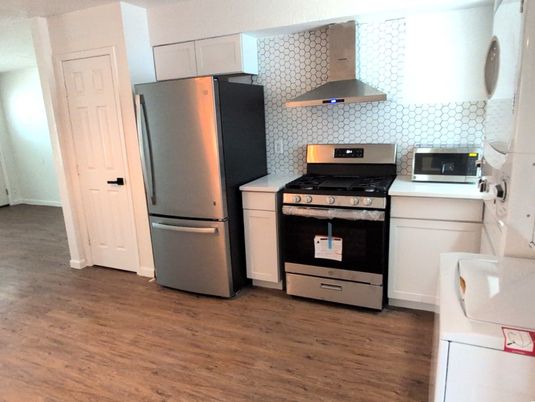 Interior, Kitchen, Wood Texture Flooring