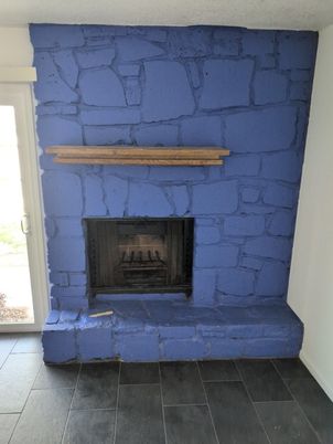 Fireplace, Interior, Stone Walls