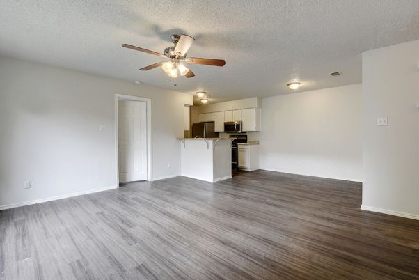 Empty room, Interior, Kitchen, Wood Texture Flooring