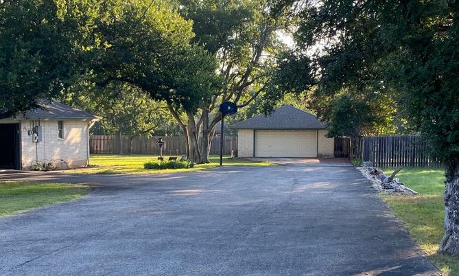 Backyard, Detached Garage, Exterior