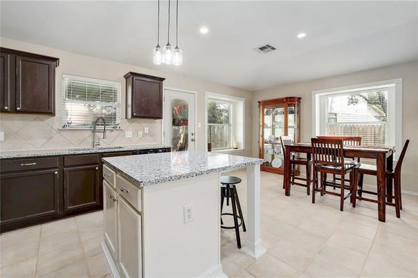Dining room, Interior, Kitchen, Pendant Lights, Recessed Lighting