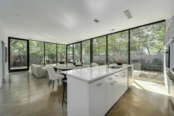 Dining room, Interior, Recessed Lighting