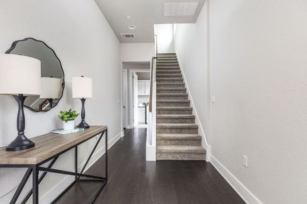 Interior, Recessed Lighting, Wood Texture Flooring
