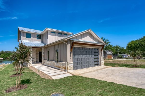 Attached, Exterior, Facade, Water, Farmhouse