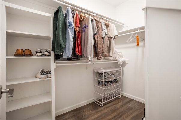 Interior, Walk-in Closets, Wood Texture Flooring