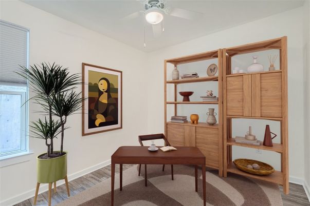 Home Office, Interior, Wood Texture Flooring