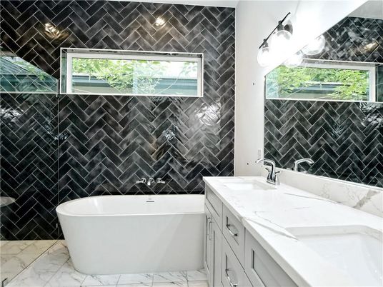 Bathroom, Free Standing Baths, Interior, Marble