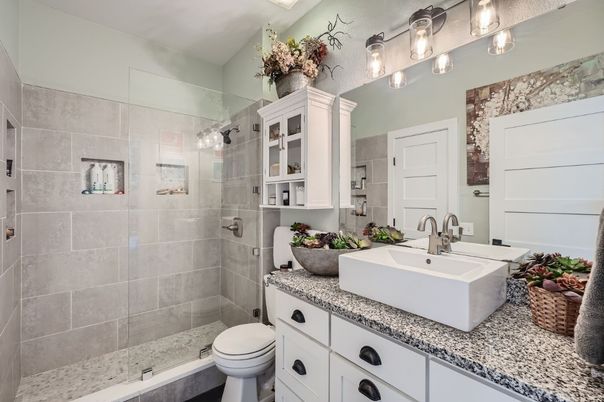 Bathroom, Glass Shower, Interior