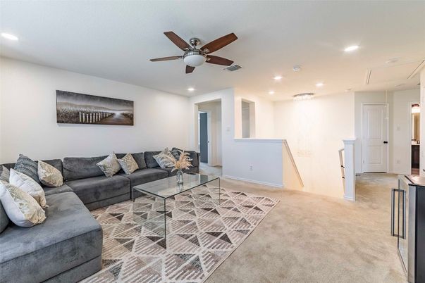 Interior, Living room, Recessed Lighting