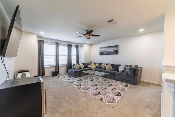Interior, Living room, Recessed Lighting