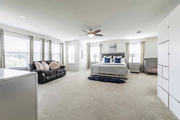 Bedroom, Interior, Recessed Lighting