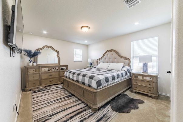 Bedroom, Interior, Recessed Lighting