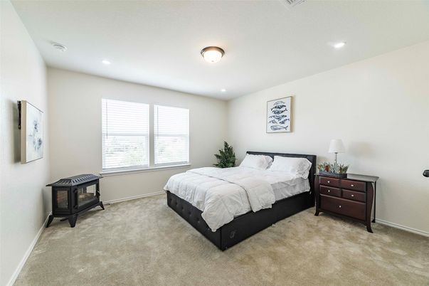 Bedroom, Interior, Recessed Lighting