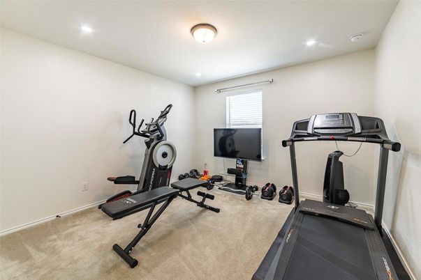 Fitness Equipment, Interior, Recessed Lighting
