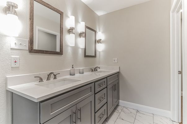 Bathroom, Dual Sink Vanities, Interior, Marble