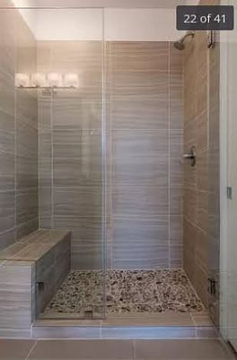 Bathroom, Glass Shower, Interior