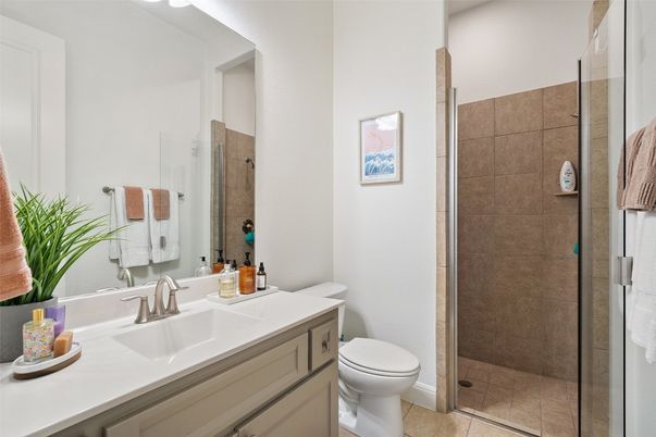 Bathroom, Glass Shower, Interior