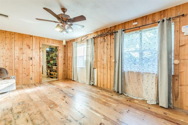 Empty room, Interior, Wood Texture Flooring, Wooden Walls