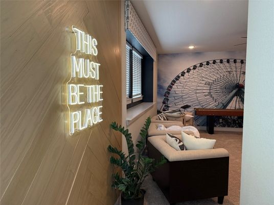 Interior, Living room, Recessed Lighting
