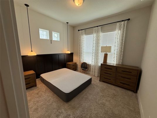 Bedroom, Interior, Pendant Lights
