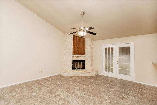 Empty room, Fireplace, Interior