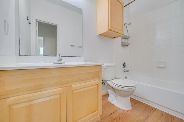 Bathroom, Interior, Wood Texture Flooring