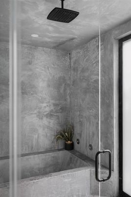 Bathroom, Glass Shower, Interior
