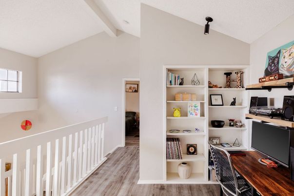 Home Office, Interior, Wood Texture Flooring