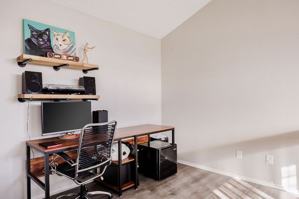 Home Office, Interior, Wood Texture Flooring