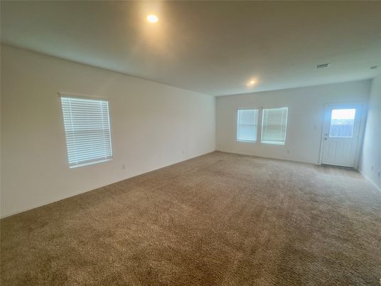 Empty room, Interior, Recessed Lighting