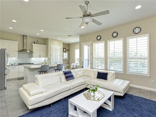 Dining room, Interior, Kitchen, Living room, Recessed Lighting