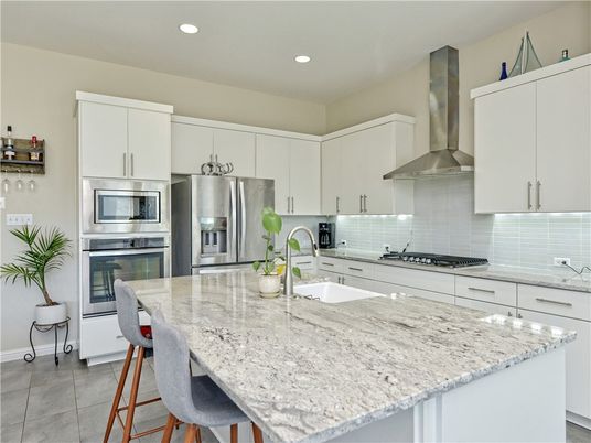 Interior, Kitchen, Recessed Lighting, Stainless Steel Appliances
