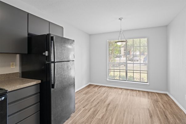 Interior, Kitchen, Pendant Lights, Wood Texture Flooring