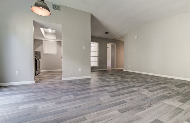 Empty room, Interior, Wood Texture Flooring