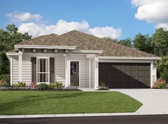 Attached, Exterior, Facade, Mediterranean