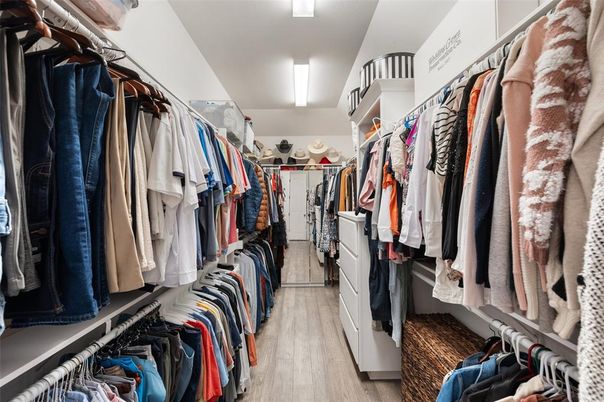 Interior, Walk-in Closets, Wood Texture Flooring